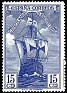 Spain - 1930 - America Discovery - 15 CTS - Blue - Spain, Discovery - Edifil 537 - Ship Santa Maria - 0